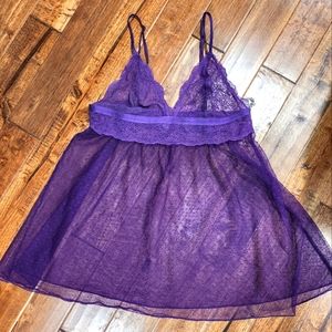Victoria's Secret purple babydoll medium